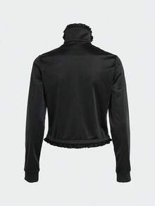 Adidas Originals Jaket Olahraga Wanita Lipit FB TT Colorblock LG4308 - Hitam - View 3