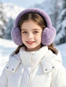 Autumn/Winter Korean Style Heart Plush Earmuffs For Women, Cute Anti-Freeze Warm Ear Covers, Ear Protection Warmer - Multicolor - View 7
