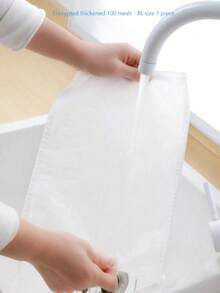 10/5/1pc Fabric Filter Bag, Modern White Multi-Purpose Fine Mesh Filter Bag, Kitchen Strainer Set, Essential Kitchen Tool And Accessory, Must-Buy Kitchen Tool Gift For Home Cooks - White - View 5
