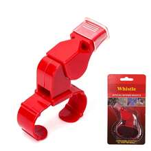Finger Grip Referee Whistle, High Decibel Plastic Sports Whistle With Finger Ring, Detachable Silicone Mouthpiece, Suitable For Football, Basketball Games And Training - Multicolor - View 9