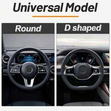 Elastic Stretch Steering Wheel Cover, Warm In Winter, Cool In Summer, Universal Microfiber Breathable Ice Silk, Non-Slip, Odorless, Easy To Carry - Steering Wheel Cover - View 5