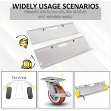 2PCS Wheel Alignment Tool Toe Plates Accurate Measure Tape And Conversion Chart - 26B-wIN-uK-proofreading Tool - View 9