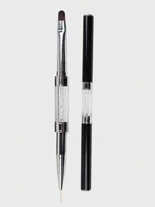 1pc Professional Dual-Ended Nail Art Structure Design Pen, French Extension Nail Line Pen, Nail Art Tool - Multicolor - View 6