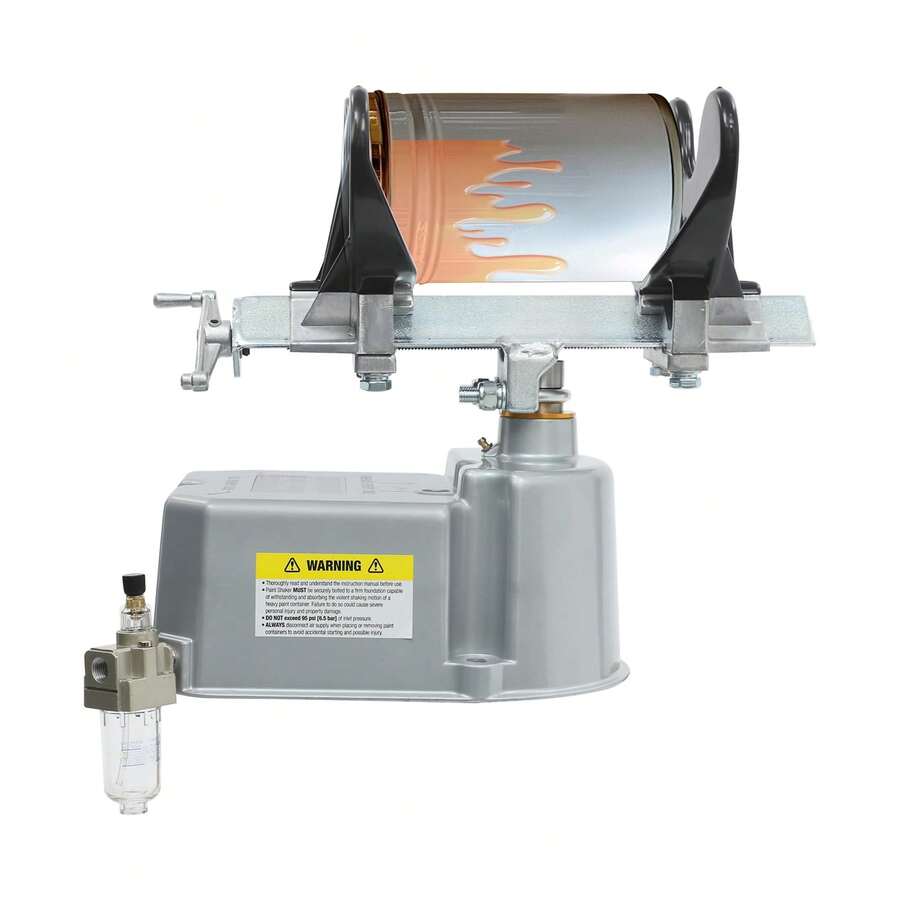 Pneumatic Paint Shaker Air Operated Paint Can Shaker With Adjustable Clamp, 700rpm, Fits 1-5L Buckets,Paint Shaker For Home & Professional Use - JZCUG2-000000@Style - View 1