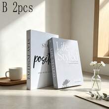 2/3pcs Home Fashion Realistic Book Decor, Luxury Decorative Books, Living Room Decor, Home Decor, Coffee Table Books, Modern Fashion Decorative Books, Stackable Display Books, Hotel Decor, Gift - Decor Book - View 7