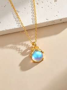 Exquisite Fluorescent Firefly Pendant Necklace For Women, Niche Design, Collarbone Chain, Suitable For Daily Wear And Gifting - Multicolor - View 2