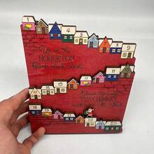 1pc Santa Claus Castle Countdown Calendar Christmas Gift Wooden Decoration - Christmas - View 5