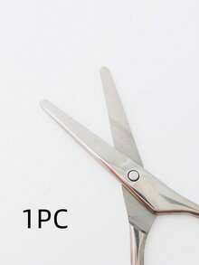 2/1pc Silver Sharp Stainless Steel Pointed Eyebrow Scissors, Suitable For Facial Hair, Eyebrows, Nose Hair, Beard Trimming, Portable Mini Beauty Tool, Suitable For Travel, Bedroom, Vanity, Gift For Friends - Multicolor - View 9