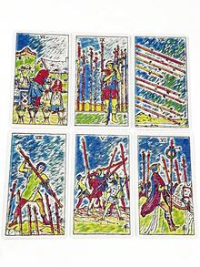 1 BoxVivid Rainbow Tarot Deck,78-Card Gift Box Set,Attached Guide,Vintage Illustration Style Divination Set,Suitable For Gifting, Daily Use - Multicolor - View 10
