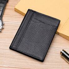 Ultra-Thin Soft Wallet, Mini Bank Card Holder, Ultra-Thin Compact Card Sleeve, Men's Wallet, Mini Wallet, Card Holder, Coin Purse - Multicolor - View 7