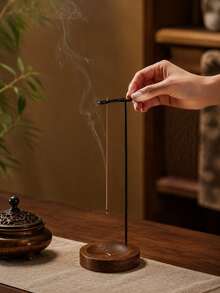 1pc (Incense Not Included) Incense Burner Base, Suitable For Hanging Incense And Stick Incense, High-End Indoor Home Fragrance Diffuser, Suitable For Sandalwood And Other Spices, Creating A Zen Atmosphere Decor - Multicolor - View 11
