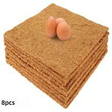 4/6/8 Pack Chicken Nesting Pads, Artificial Grass Mats, Washable And Durable, For Indoor And Outdoor Use, Suitable For Chickens And Pets, Fits Most Chicken Coops And Nesting Boxes, Pet Supplies, Gardening - Multicolor - View 8