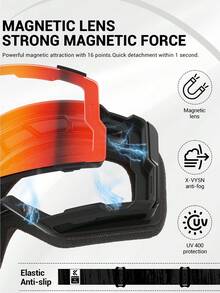 Kapvoe Photochromic Ski Goggles – Anti-Fog Snowboard Goggles For Men & Women – Protective Eyewear Set For Snow Sports & Snowmobiling - Multicolor - View 4