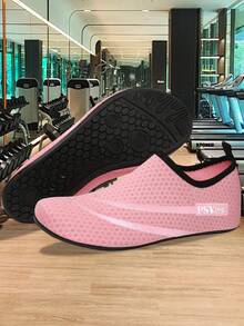 Men's Cross-Training Shoes, Gym Shoes, Skipping Rope Shoes, Treadmill Shoes, Barefoot Feeling, Lightweight, Comfortable And Soft. - Pink - View 2