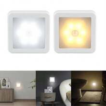 1/6 buah Lampu Pintar Sensor Gerak LED, Lampu Malam Kabinet, Lampu Dinding Sensor Dalam Ruangan, Cocok Untuk Kamar Tidur, Dapur, Lemari, Tangga, Kamar Mandi, Lorong, Rumah, Ruang Tamu, Dekorasi Pesta dan Liburan - Lampu sensor - View 3