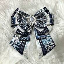 1pc Satin Ribbon Bow Brooch Pin Corsage, Anime Cosplay Fan Support Concert Live Event Lolita Ita Bag Accessory Charm Pendant, Mass-Produced Jirai-Kei Style Decorative Peripheral - A - View 5