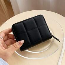 加厚絎縫拉鍊環繞式錢包，多卡槽零錢袋小錢包 - 彩色 - 查看 2