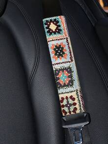 Car Seat Belt Shoulder Cover Soft Fabric Bohemian Seat Belt Protector Anti-Friction Seat Belt Accessory Easy Installation Car Tool Durable Structure Seat Belt Protection Tool Suitable For All Car Models And Fashion Designers - Upgraded Version - View 8