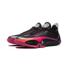 LI-NING WADE ALL CITY 14 Men's Squeaky Basketball Game Shoes Stable Support Wear-resistant Sports Shoes ABAW001 - 黑色 - 查看 2