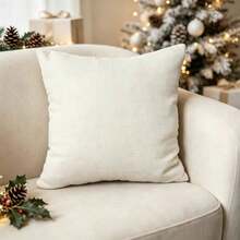 LCUHPCL 1pc American Vintage Letter 3D Embroidered Pillow Case, Suitable For Bedroom, Living Room, Sofa, Daily Use, Party And Other Various Environments - White - View 7