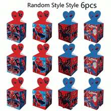 Disney 12pcs Creative Spider-Man Gift Boxes, Birthday Party Favor, Paper Folding Novelty Desktop Decor, Perfect Party Gift, Fan Holiday Gift - Multicolor - View 9