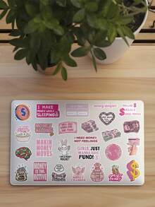 50pcs Creative Banknotes Stickers For Adults Teens Sticker Enthusiasts Back-To-School Season Halloween Scrapbooking Journaling Laptops Skateboards More Decor, Add A Fun Touch To Your Devices! - A - View 3