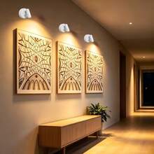 Rechargeable LED Spotlight Wall Light, Adjustable Beam Strong Light, USB Rechargeable Picture Light For Bedroom And Living Room, Indoor Wall Light With Adjustable 3 Color Modes, Modern Magnetic Reading Light - Multicolor - View 13