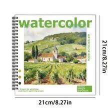 300GSM Rough Watercolor Paper Sketchbook Notebook, A4 A5 Two Sizes, 15 Pages Per Book, Heavy‑Duty Artist Drawing Pad For Sketch And Layering Painting, Perfect For Amateur Painters And Professional Art Creators - Single Piece - View 11