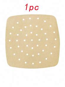 300pcs Square Perforated Air Fryer Baking Paper Liners, Unbleached Non-Stick Heat-Resistant Parchment Paper Cooking Mats, Suitable For Oven Baking, Fried Chicken, French Fries, Pizza, Kitchen Baking Supplies, Back To School And Holiday Cooking Essentials [200/100pcs] - Multicolor - View 14