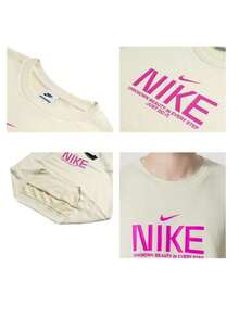 Nike 男款 AS M NK CLUB FT OS CREW GCEL 舒適柔軟抓絨運動休閒長袖套頭運動衫 IM9355-113 - 白色 - 查看 5