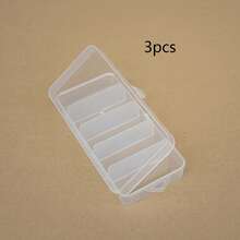Transparent Hair Accessory Storage Box, Hair Ties, Elastic Clips, Hair Clips Organizer, Multi-Compartment Easy Classification Portable Travel Storage Box, Perfect Gift For Women, Girls, Birthday, Wedding, Gender Reveal Party, Back To School Season For Friends, Family, Colleagues - Multicolor - View 7