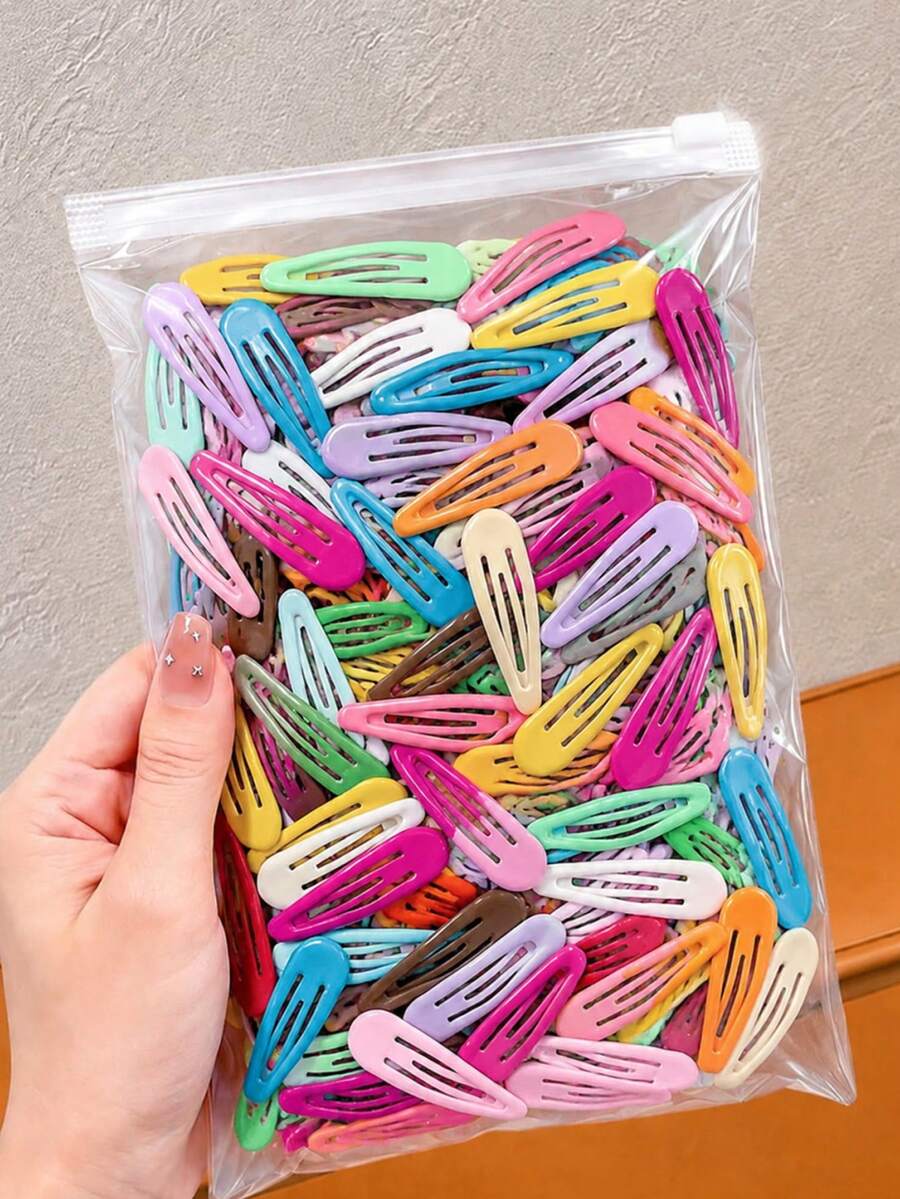 20pcs Girls Hair Clips, Non-Damaging Daily Versatile Hair Accessories For Girls - Multicolor - View 1