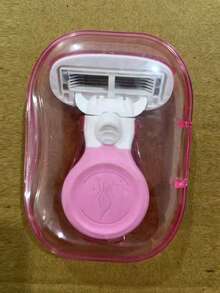Women's 5-Blade Body Razor, Manual Bikini Shaver, Replaceable Blade Head, Flexible Swinging Blade, Non-Slip Handle, Comes With Travel Storage Box, Dry And Wet Use, Suitable For Legs, Underarms And Bikini Line - Multicolor - View 12