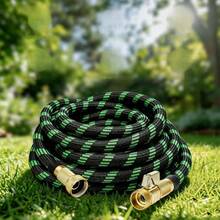 Garden Hose With 7-Function High Pressure Nozzle, Lightweight Non-Expandable Hose, Suitable For Yard, Lawn, Car Wash And Outdoor Use, Gardening Water Hose 100ft/75ft/50ft/25ft - A - View 2