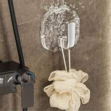 1/2/4pcs Snowflake Pattern Wall Hooks, Multi-Purpose Hooks Suitable For Bathroom Towels And Kitchen Utensils, Wall-Mounted Bathroom Storage, Autumn Home Decor And Back To School Room Decoration - Multicolor - View 9