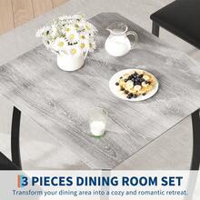 Dining Table & Chair Sets - Grey - View 6