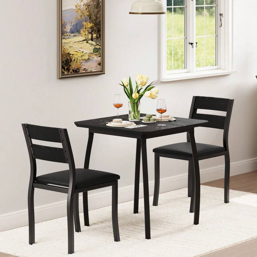 Dining Table & Chair Sets - Black - View 1