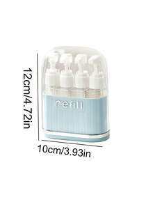 Travel Refillable Bottle Set; 2pcs Or 4pcs Set; Portable Toiletry Dispenser Set; With Labels, Travel Refillable Bottles, For Storing Toiletries; Perfect Gift For Travelers, Holiday Gift, Christmas Gift - Multicolor - View 11