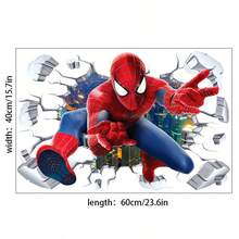 FIFA Spider-Man Wall Sticker Decal For Living Room Decor Background Wall, Removable, Suitable For Christmas Background Wall Decoration, Also Can Be Used As Birthday Gift - B - View 11