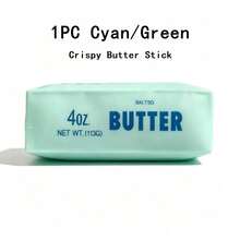 Crispy Butter Stick Random Color Squeeze Toy, Non-Bouncing, Makes Crisp Sound When Pressed, Includes Blocks And Clay, Hard & Soft Texture Combination, Handmade Toy, Crispy Squeeze/Stress Relief Toy - Multicolor - View 14