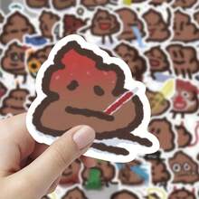 60pcs Funny Poop Stickers, Creative Decorative Stickers For Phone, Diary School Supplies - 60pcs - View 15