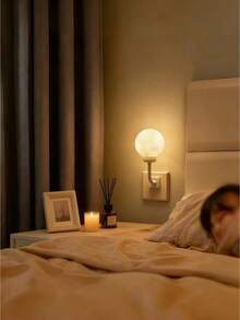 AI Voice Control Moon Lamp USB Smart Night Light, Adjustable Gooseneck, Eye-Protection Desk Lamp And Atmosphere Light, Suitable For Elderly, Breastfeeding Mothers And Children's Bedside Use - Multicolor - View 6