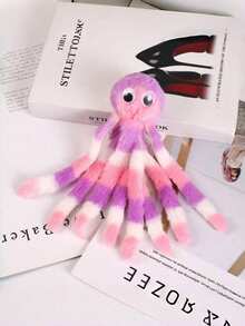 Octopus-Shaped Cat Toy With Cat, Attracts Cats To Play And Keeps Them Entertained At Home - Multicolor - View 6