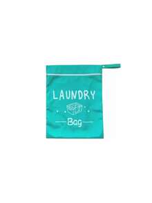 Heavy Duty Large Waterproof Wet/Dry Separated Mesh Laundry Bag, Zippered Handheld Laundry Bag, Portable Storage Bag, Laundry Room Clothing Sorting And Storage, Suitable For Travel, Business Trips, Student Dorms And Bathroom Use - A - View 12