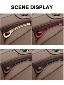 Car Seat Gap Filler, Seat And Center Console Gap Plug, Car Seat Side Gap Storage Organizer, Can Hold Phone, Keys, Coins And Small Items, Prevents Items From Falling, Suitable For Most Car Models - A - View 6
