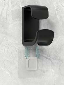 1/2pcs Sink Storage Rack, Seamless Drill-Free Bathroom Kitchen Sink Organizer, Creative Basin Hook Clip-On Hanging Rack, Easy Installation - Multicolor - View 7
