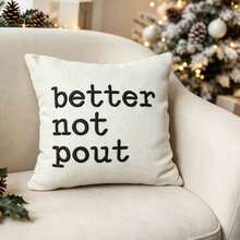 LCUHPCL 1pc American Vintage Letter 3D Embroidered Pillow Case, Suitable For Bedroom, Living Room, Sofa, Daily Use, Party And Other Various Environments - White - View 3