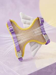 Pet Leash Angel Wings Chest Harness Dog Walking Accessory Suitable For Pomeranian, Bichon, Schnauzer And Other Small To Medium Dogs - Yellow - View 5