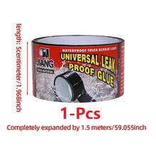 1 Roll Waterproof Leak Repair Tape, Waterproof PVC Repair Tape, Super Waterproof Tape, Pipe Repair Instant Leak Sealing Tape, Pipe Emergency Repair Tape, Self-Adhesive Sealing Strip, Suitable For Pipes, PVC Material, Waterproof Grade: High, Surface Recommended: Plastic, Suitable For Household And Industrial Use - Multicolor - View 17