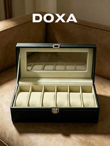 DOXA Premium Stitched Texture Watch Collection Box, Gift Packaging Box, Suitable For Watch Enthusiasts - one-size - View 6